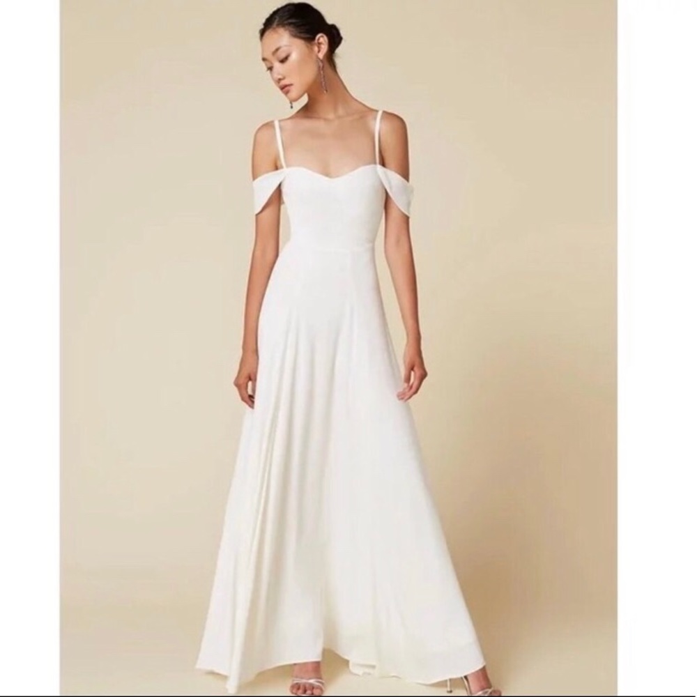 Reformation White Poppy Dress - size 4